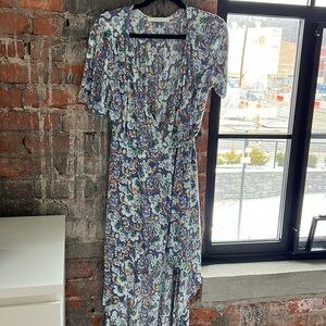 LAST CALL • ASTR Floral High Low Wrap Dress